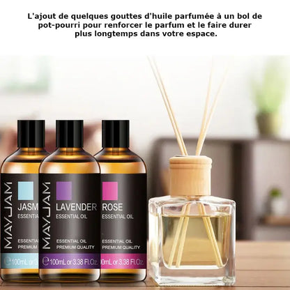 Huiles essentielles pures 100ml - Lady Sens