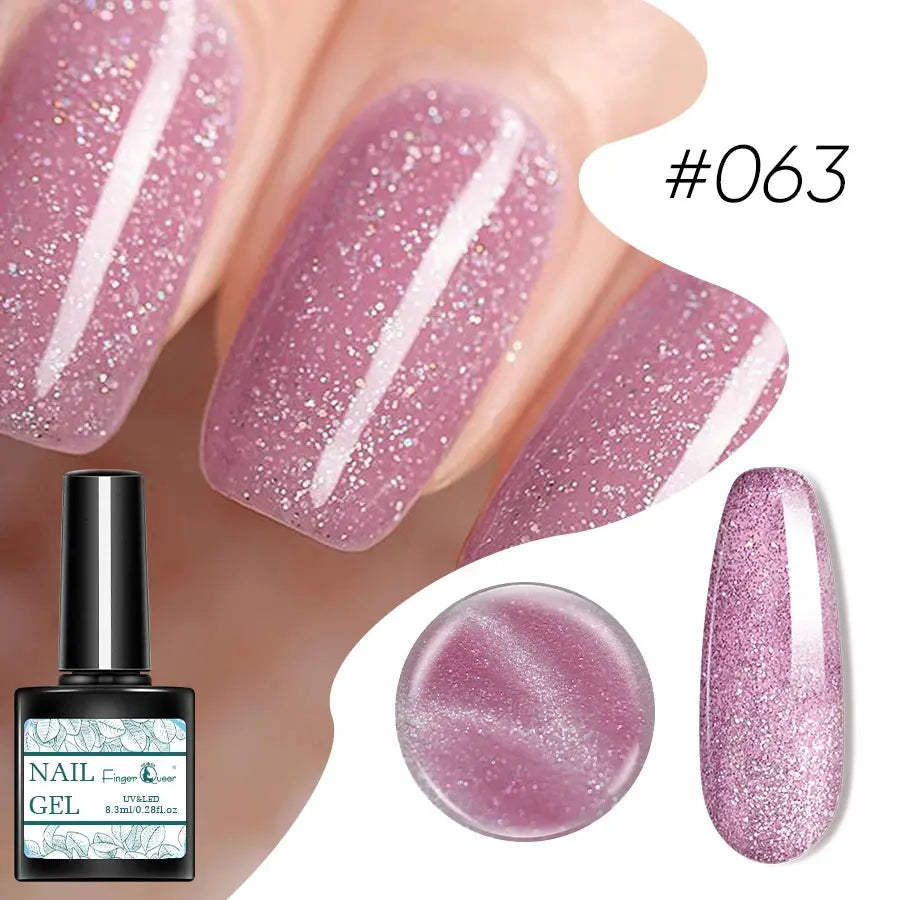 Gel semi-permanent pailleté 053-064 - Lady Sens