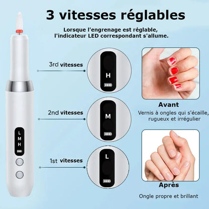 Polisseuse d'ongles électrique professionnelle - Lady Sens