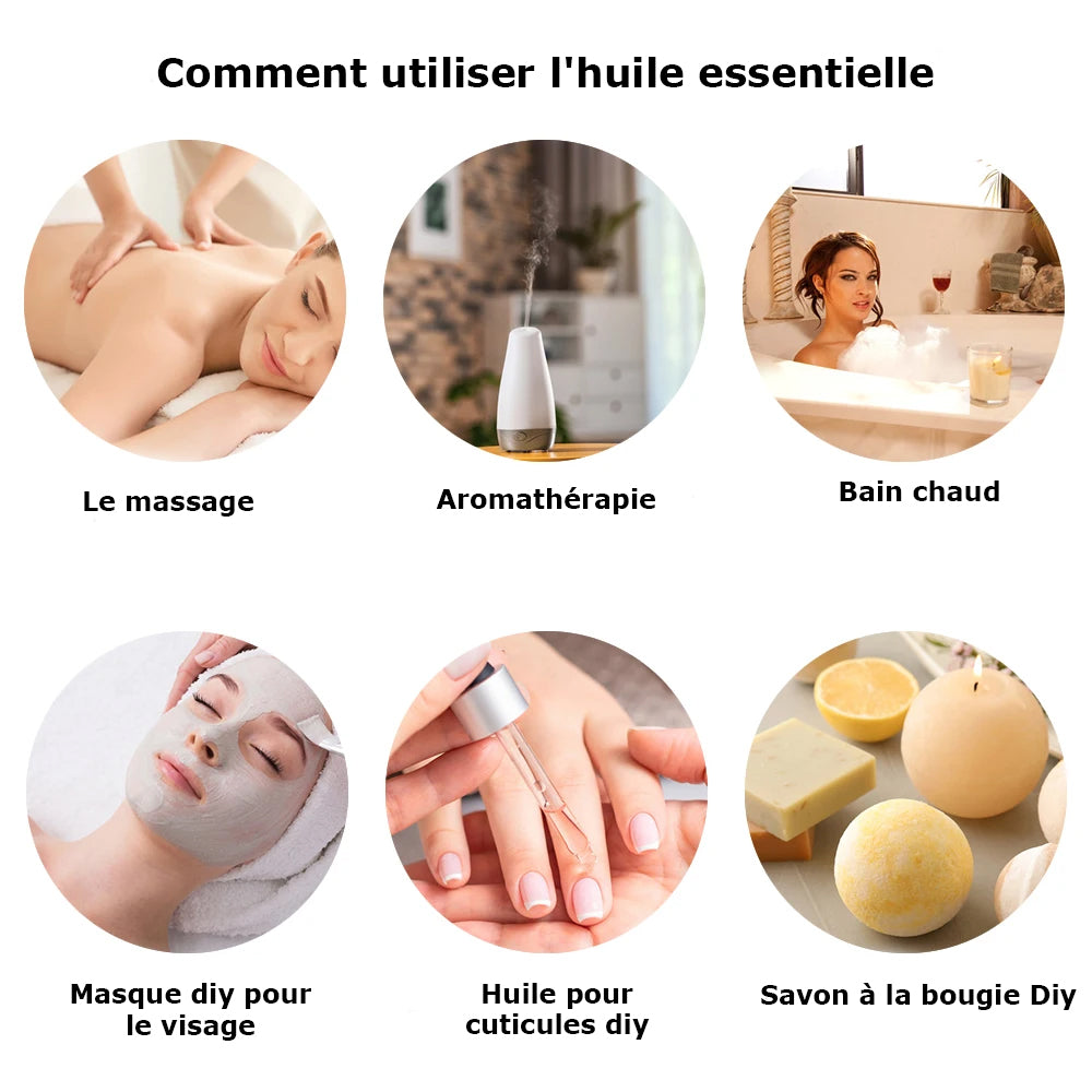 Huiles essentielles pures 100ml  Lady Sens