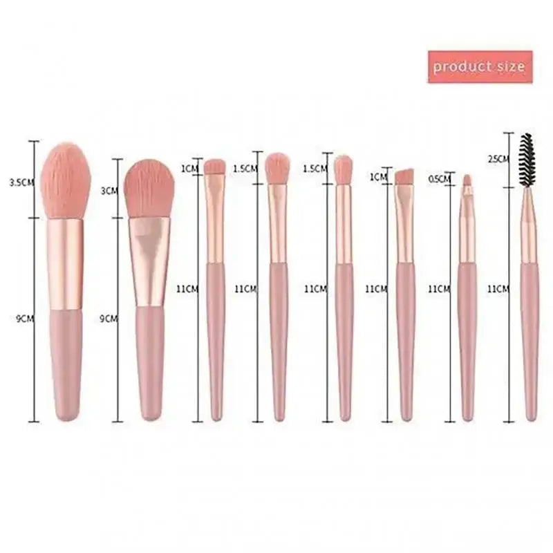 Set 8 Pinceaux de maquillage - Lady Sens